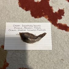 Native American Artifact, Chert Scraper/knife -- Ocala, Marion County, Florida picture