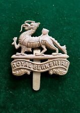 Genuine WW2 Royal Berkshire Regiment Princess Charlotte Of Wales Own Cap Badge picture