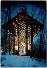 Postcard: Thorncrown Chapel, Eureka Springs, Arkansas - Glass Mountainside A111 picture