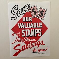 NOS Vintage 1950s Trading Stamps Sign picture