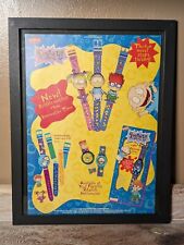 Nickelodeon Rugrats Watch Vintage Promo Ad Print Poster Art 6.5/10in picture