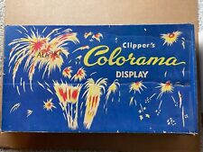 1960's Clipper's COLORAMA Fireworks Box vintage red Devil firecrackers picture