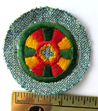 NEW, HOME SAFETY Badge 1938-1946 Sun Rays & Cross Girl Scouts RARE   picture