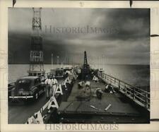 1949 Press Photo Work being done on Pontchartrain Bridge - noc51357 picture