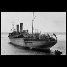 Photo B.004494 USS GEORGE WASHINGTON ID-3018 US TROOP SHIP BREST WW1 1918 LINER picture