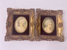Cameo Creations Velvet Victorian Lady Portraits Frames Lambelle Maria Cosway picture