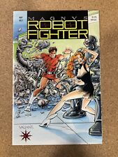 Magnus Robot Fighter #1 (1991) Valiant 1st Published Valiant Title w/ Cards NM picture