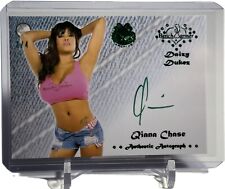 2024 BENCHWARMER EMERALD ARCHIVE QIANA CHASE 2015 AUTOGRAPH AUTO CARD #2/4 picture