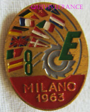 BG11982 - BADGE BADGE EUROPEAN MACHINE TOOL EXHIBITION 1963 MILAN picture