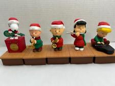 Hallmark Peanuts Wireless Christmas Complete 5 Pc Band Motion Sound 2011 Works picture