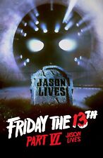 FRIDAY THE 13TH: PART 6 - JASON LIVES Framed Movie Poster - 11x17 13x19 NEW USA picture