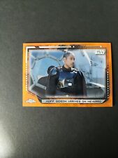 2021 Topps Chrome Star Wars Legacy Moff Gideon Arrives /25 Orange Refractor #153 picture