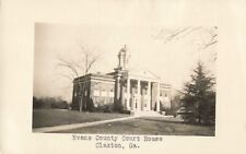 Evans County Court House Claxton Georgia GA c1940s Real Photo RPPC picture