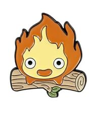 Calcifer 🔥Cute Howl's Moving Castle🔥 Collectible Enamel pin ❤Studio Ghibli picture