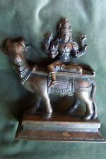 SHIVA & Nandi-vintage bronze-5.58 lbs-old and lovely-2 pcs- picture