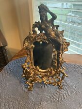 Antique Bronze Dresser Mirror picture