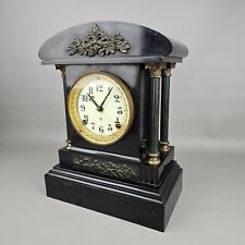 Late 1800's Antique Ansonia Heavy Mantle Clock Columns / Pendulum picture