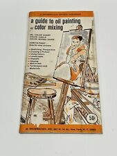 Vintage Grumbacher Handbook Guide to Oil Painting & Color Mixing 1962 picture