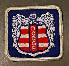 Rare Vtg Dodge Car Automobile Patch Sew On Emblem Badge Motor Vehicle picture