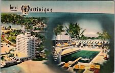 Hotel Martinique, Miami Beach, Florida FL Vintage Linen Postcard JC18 picture