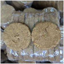 Cow Dung Cake For Pooja Religious Gobar Upla Chana Kande Havan Agnihotra 5 Pcs picture