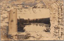 ALTON BAY NH - Merrymeeting River at Alton Bay Postcard picture