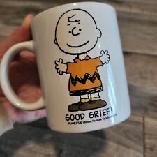 Vintage Peanuts Inovative  Designs Charlie Brown Good Grief Coffee Mug picture