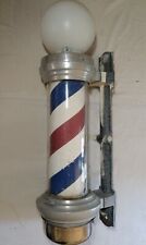 Vintage William Marvy No. 55 Barber Pole Two Light Needs Restoration No Motor picture