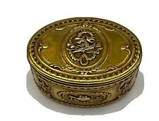 A LOUIS XVI 1775 DATED VARICOLOR 18K GOLD FRENCH SNUFF BOX  picture
