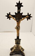 Resin Jesus Christ on Inri Cross Home Chapel Decoration Cross Crucifix Easter De picture