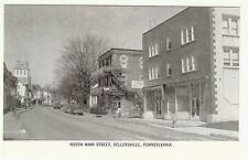 Sellersville PA Pennsylvania Bucks County North Main St Bucks County Postcard picture