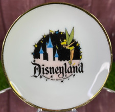 Vintage 1955 Eleanore Welborn Tinkerbell Disneyland Castle Tea Saucer Plate VTG picture