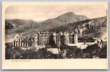 Edinburgh Scotland Holyrood Palace Historic European Landmark BW Postcard picture