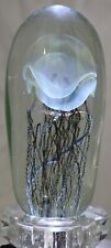 Elegant RICK SATAVA Sculpture JELLYFISH Art Glass Paperweight 6 1/4