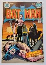 Batman #244 VF-VF Classic Neal Adams Cover 1972 Ra's & Talia al Ghul High Grade  picture