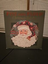 Fitz & Floyd Jolly Ole St Nick Santa Plate In Box picture