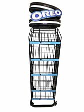 Large 3D Oreo Cookie Store Advertising Retail Display Rack Topper With 4’ Rack picture