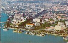 Aerial view of Saigon South Vietnam postcard 1968 service mail picture