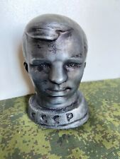 1963, Vintage USSR, Bust Yuri Gagarin silumin, the first cosmonaut, picture