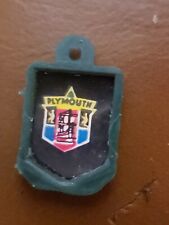 Vintage 1950's Gumball Vending Machine Cracker Jack Charm Plymouth car Logo blue picture