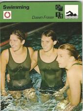 1977-79 Sportscaster Card, #03.11 Swimming, Dawn Fraser, Australia picture