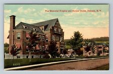 Oneonta NY-New York, Fox Memorial Hospital & Nurses' Home c1910 Vintage Postcard picture