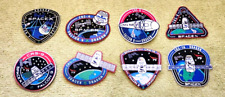 SpaceX LOT OF 8 Crew Resupply CRS Falcon 9 Dragon Rocket Mission PATCHES picture
