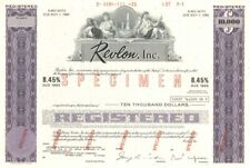 Revlon, Inc. - 1955 $10,000 Specimen Bond - Specimen Stocks & Bonds picture