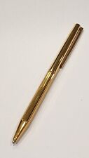 S.T. Dupont Vermeil Sterling Silver 925 Pinstripe Ballpoint Pen France G6DY95 picture