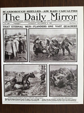 SMALL POSTER/NEWSPAPER PAGE (8.5”x 7”)  1917 WORLD WAR ONE FLANDERS PHOTOGRAPH’S picture