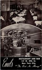 Multi View, Emil's Restaurant and Bar, New York City NY Vintage Postcard M58 picture