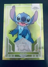 Topps Chrome Disney 100 Year Stitch Green Refractor 93/99 picture