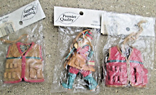3 Premier Quality Outdoor Fishing & Hunting Ornaments New in Original Packaging picture