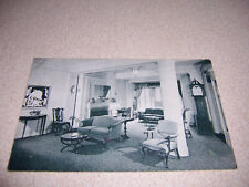1930s MAIN LOBBY, STAFFORD HOTEL, MOUNT VERNON PLACE, BALTIMORE MD. VTG POSTCARD picture